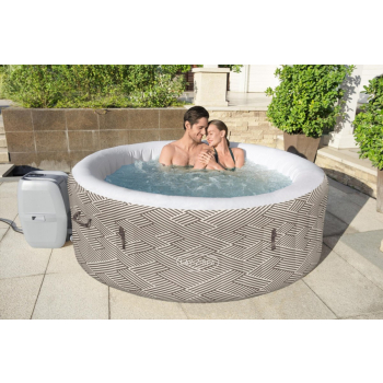 Madrid Lay-Z-Spa Jacuzzi do ogrodu BESTWAY 4-osobowe + Pompa z filtrem + Pokrywa